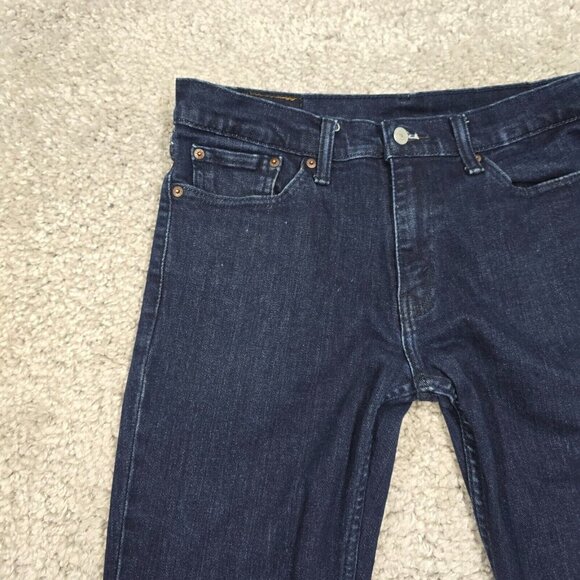 Levi’s 511 Jeans Men 33×32 (Fits 30×29.5)‎ Dark Blue Slim Straight Stretch Denim - Picture 3 of 14